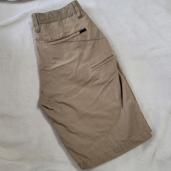 Vintage Y2K Volcom Stone Chino Shorts Sz 28 Khaki‎ Brown Skateboarding Mens - Picture 1 of 6